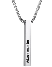 Load image into Gallery viewer, StudsRin™ Statement 3D Bar Necklace