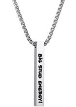 Carica l&#39;immagine nel visualizzatore di Gallery, StudsRin™ Personalized 3D Bar Necklace
